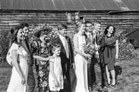 Charlie & Olly's Wedding - Shot on Black & White Film.-photos